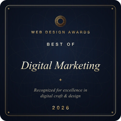 Best of Digital Marketing 2026 – Web Design Awards