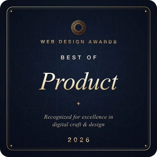 Best of Product 2026 – Web Design Awards