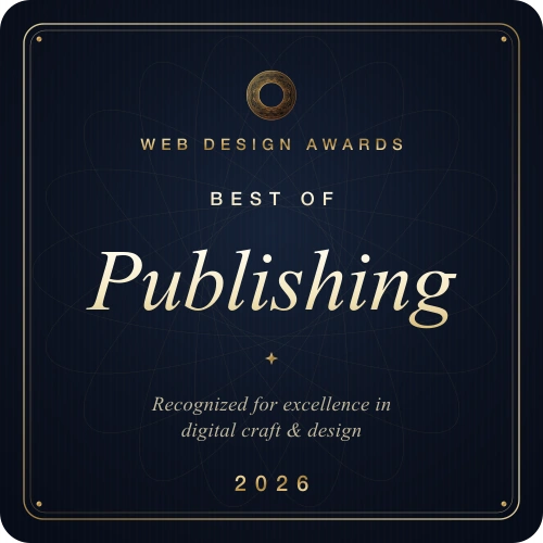 Best of Publishing 2026 – Web Design Awards