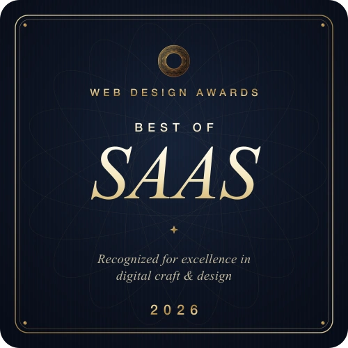Best of SAAS 2026 – Web Design Awards