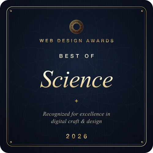 Best of Science 2026 – Web Design Awards
