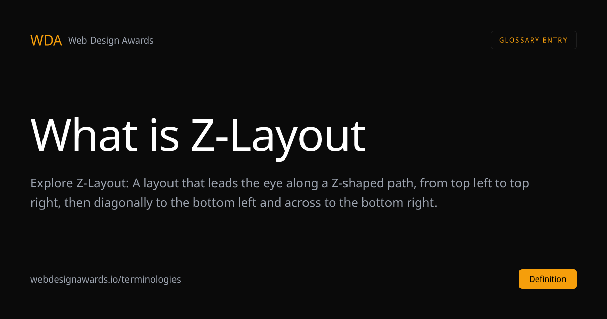 What is Z-Layout in Web Design | Web Design Awards | Web Design Awards